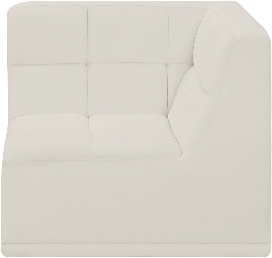 Relax Velvet Upholstered Corner Modular Chair