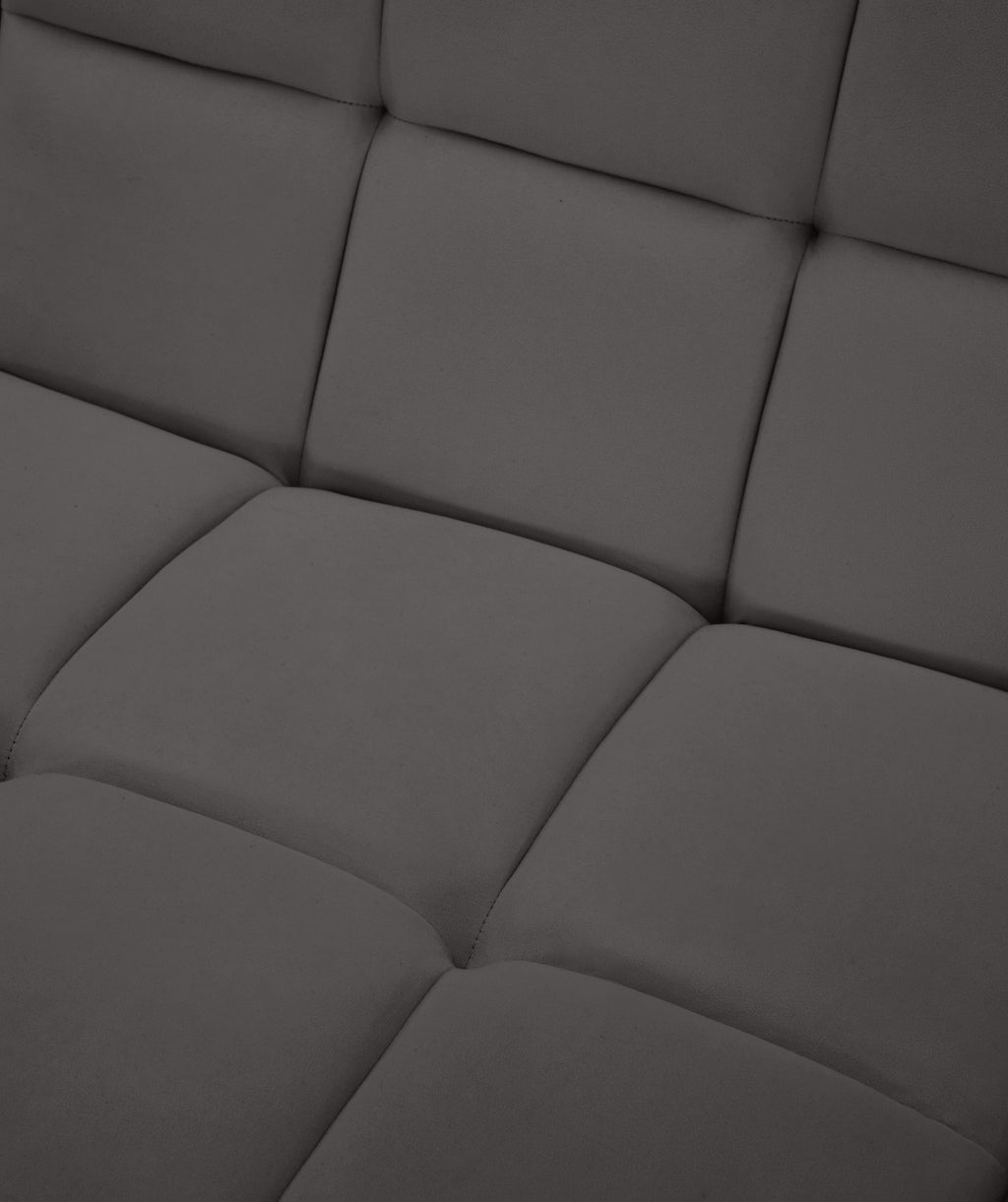 Relax Velvet Upholstered Armless Modular Chair