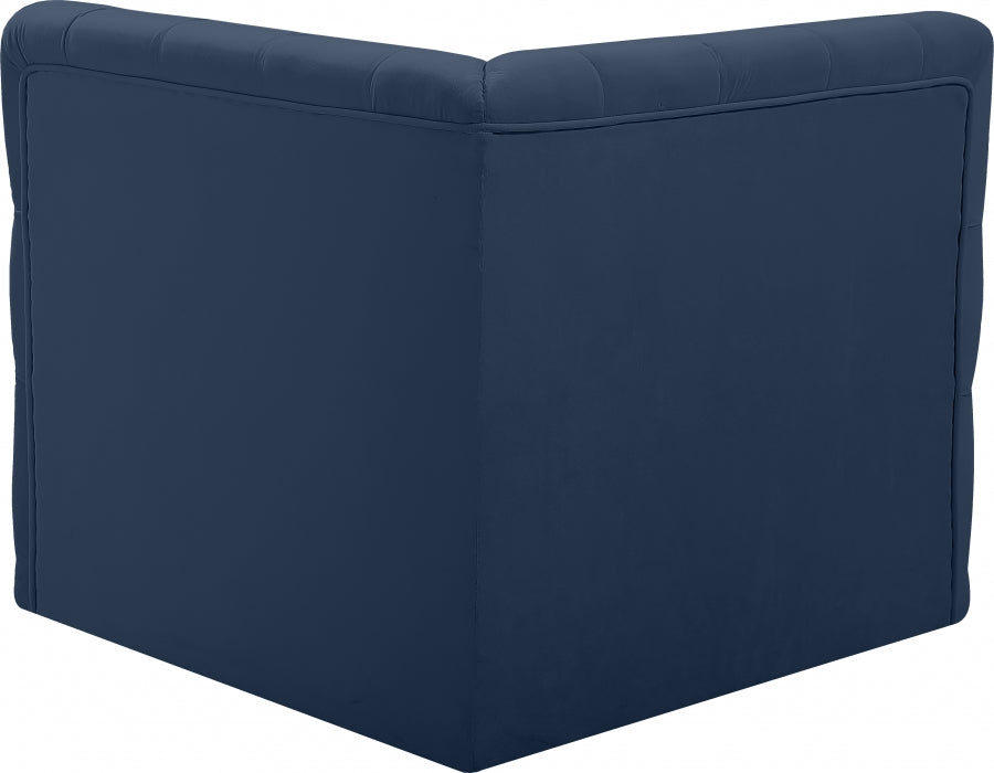 Tuft Velvet Upholstered Corner Modular Chair