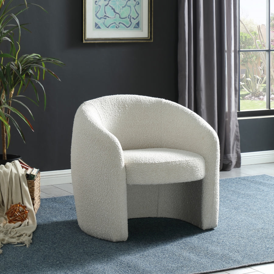 Acadia Boucle Fabric Upholstered Accent Chair