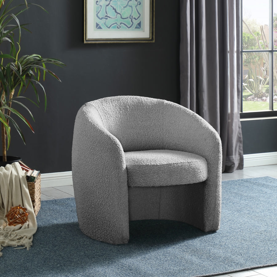Acadia Boucle Fabric Upholstered Accent Chair