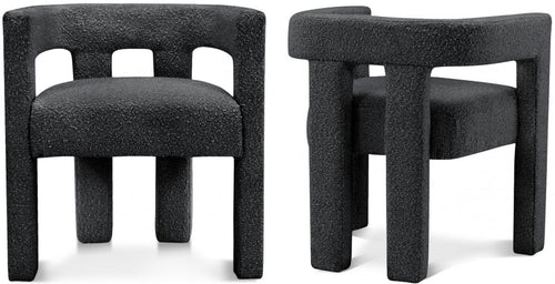 Athena Boucle Fabric Upholstered Accent | Dining Chair