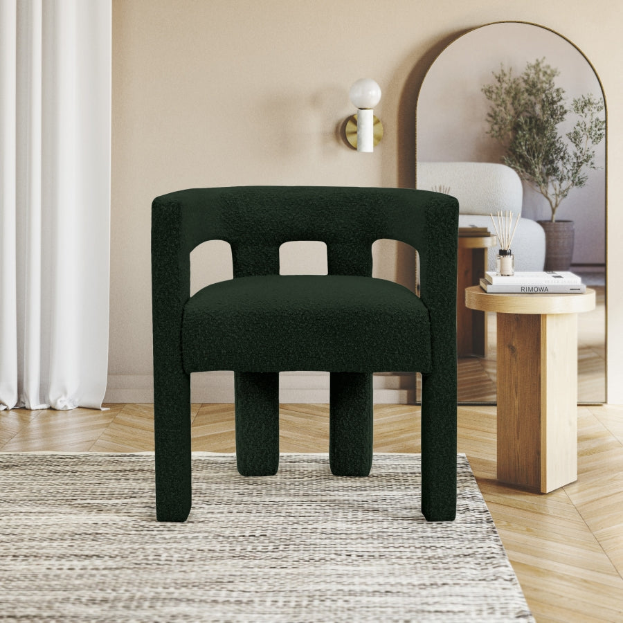 Athena Boucle Fabric Upholstered Accent | Dining Chair