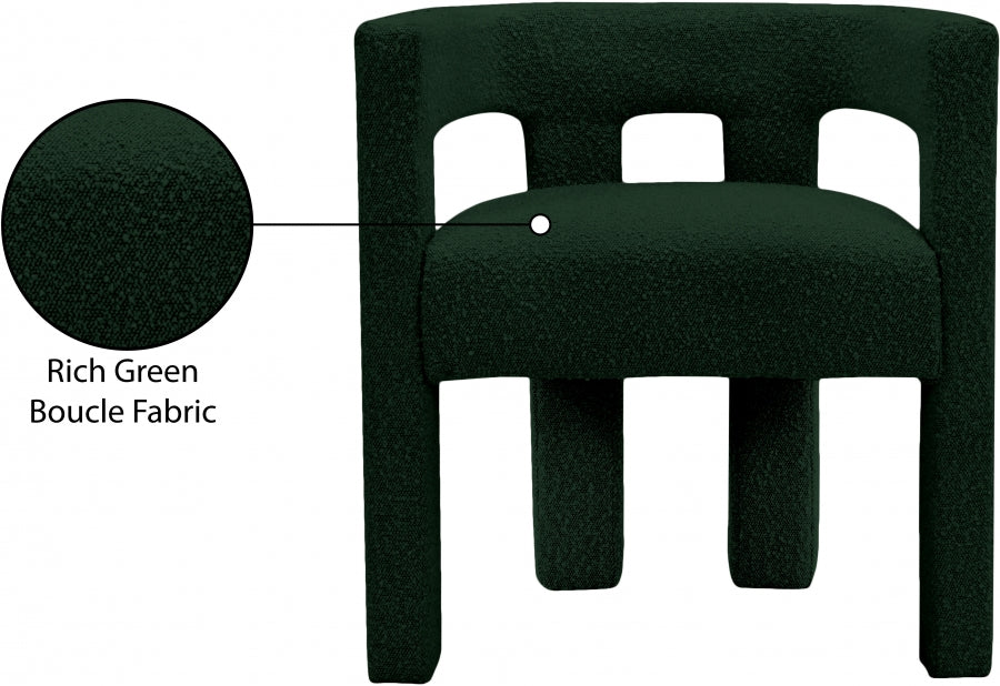Athena Boucle Fabric Upholstered Accent | Dining Chair