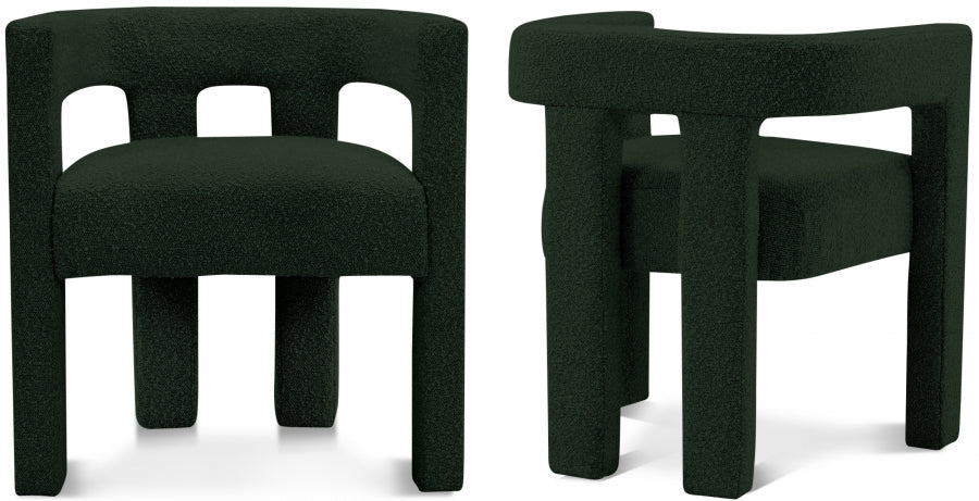 Athena Boucle Fabric Upholstered Accent | Dining Chair
