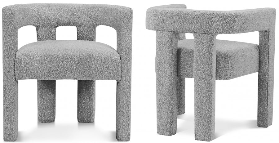 Athena Boucle Fabric Upholstered Accent | Dining Chair