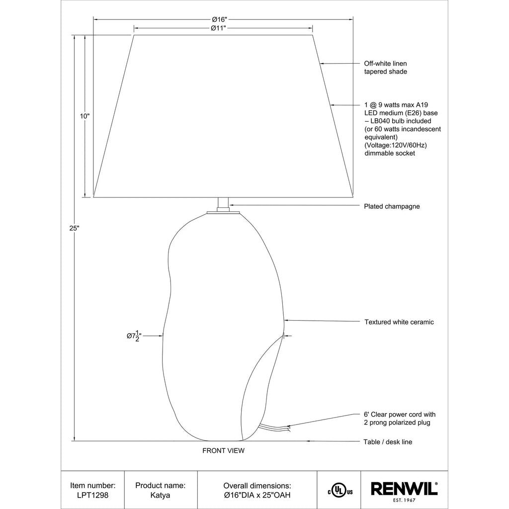 Katya Table Lamp
