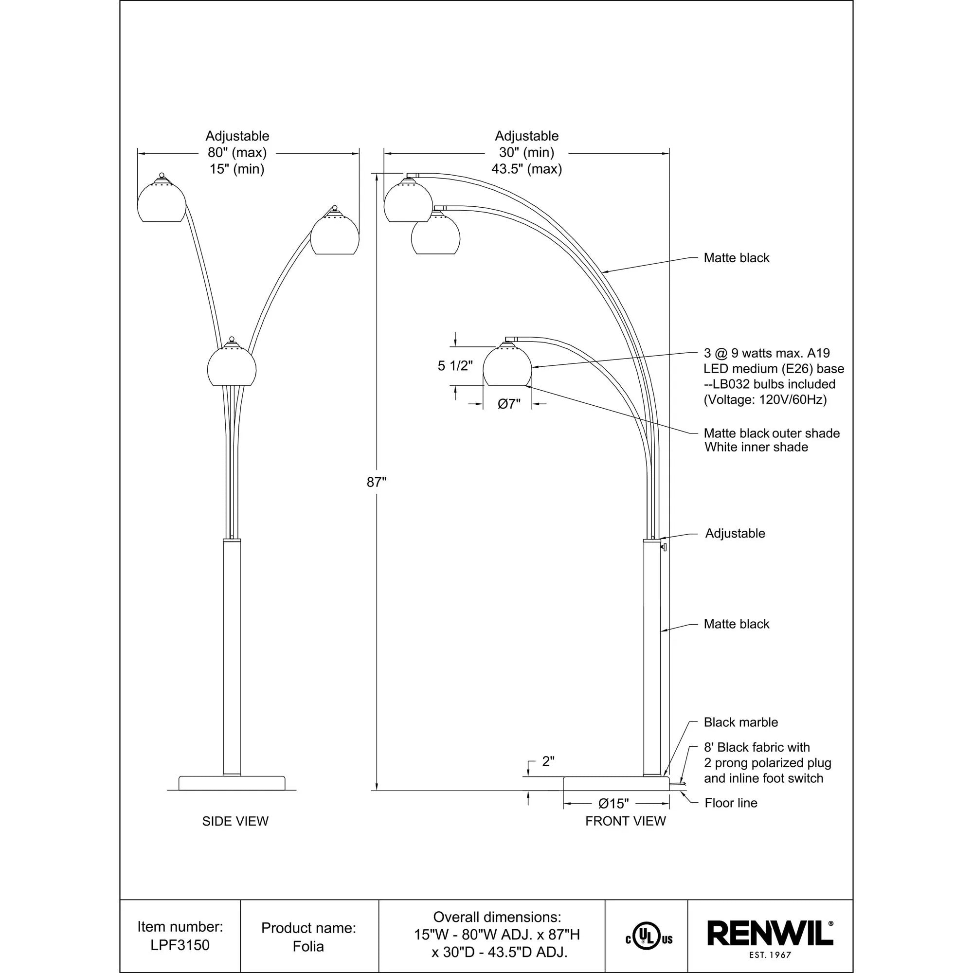 Folia Floor Lamp
