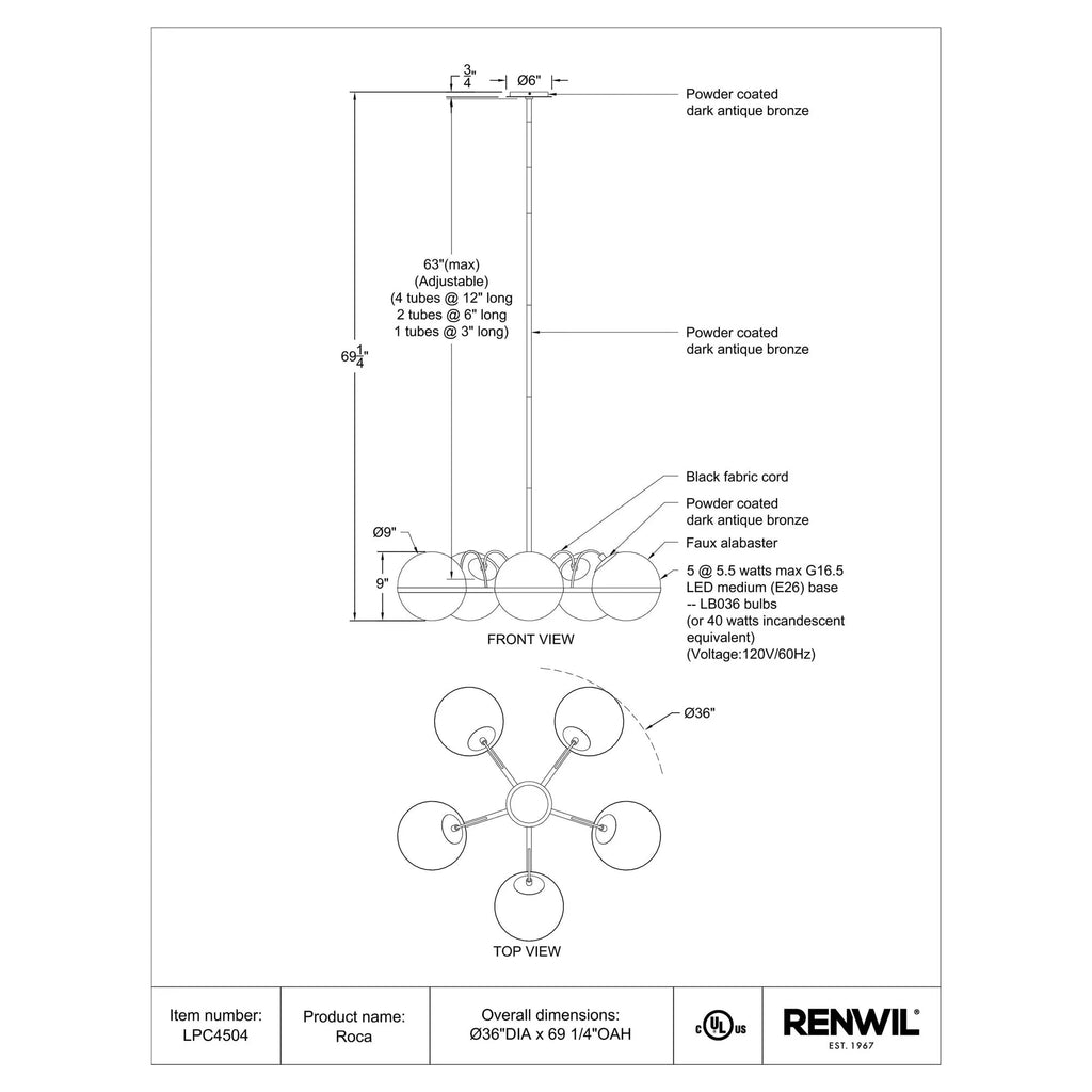 Roca Pendant Lamp