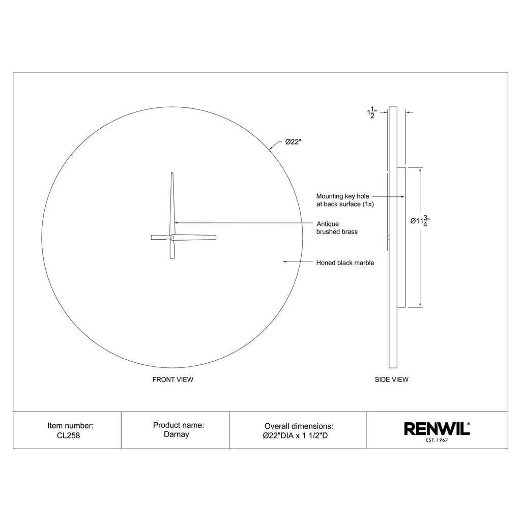 Darnay Wall Clock