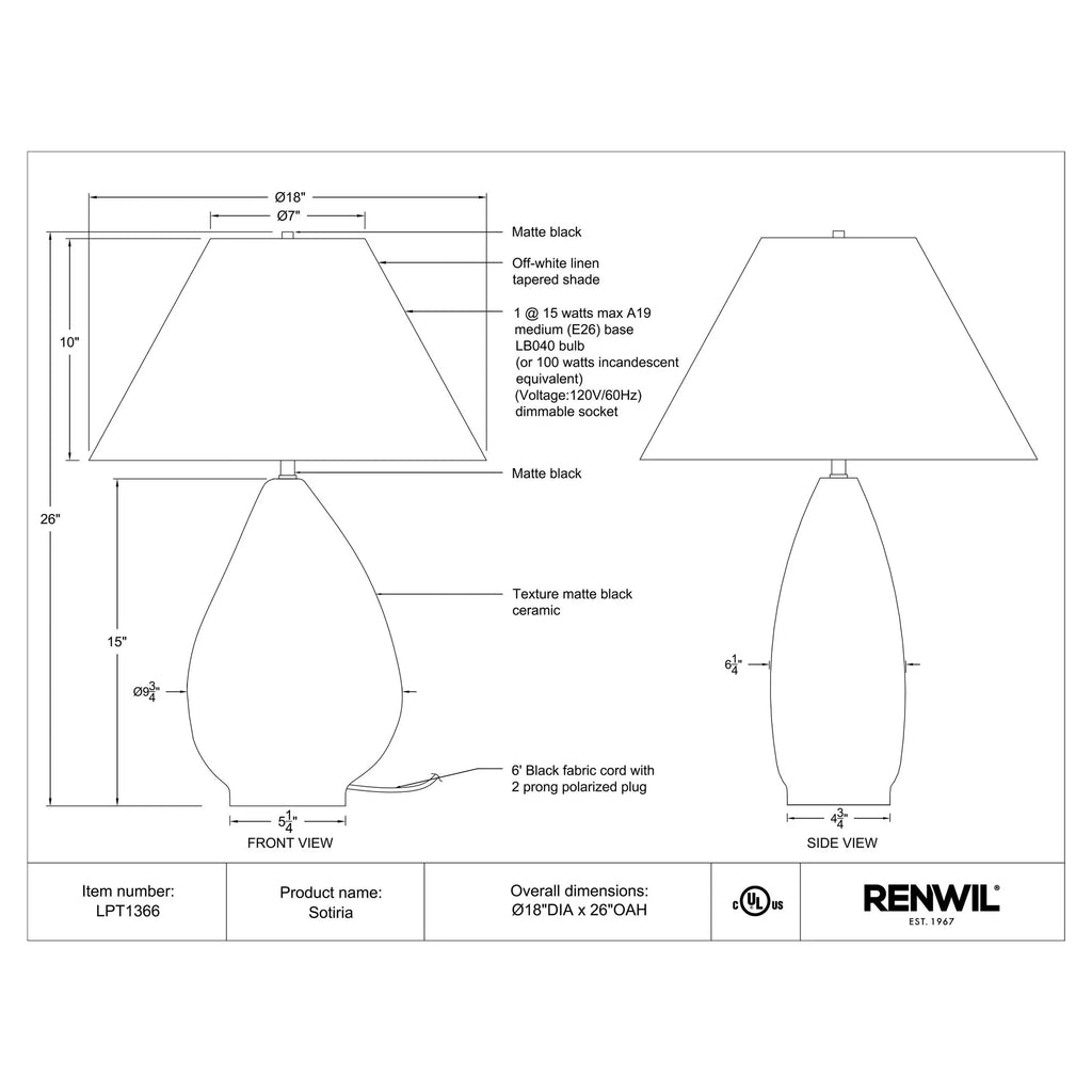 Sotiria Table Lamp