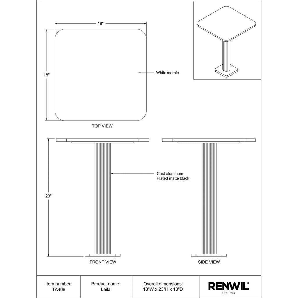 Laila Side & End Table