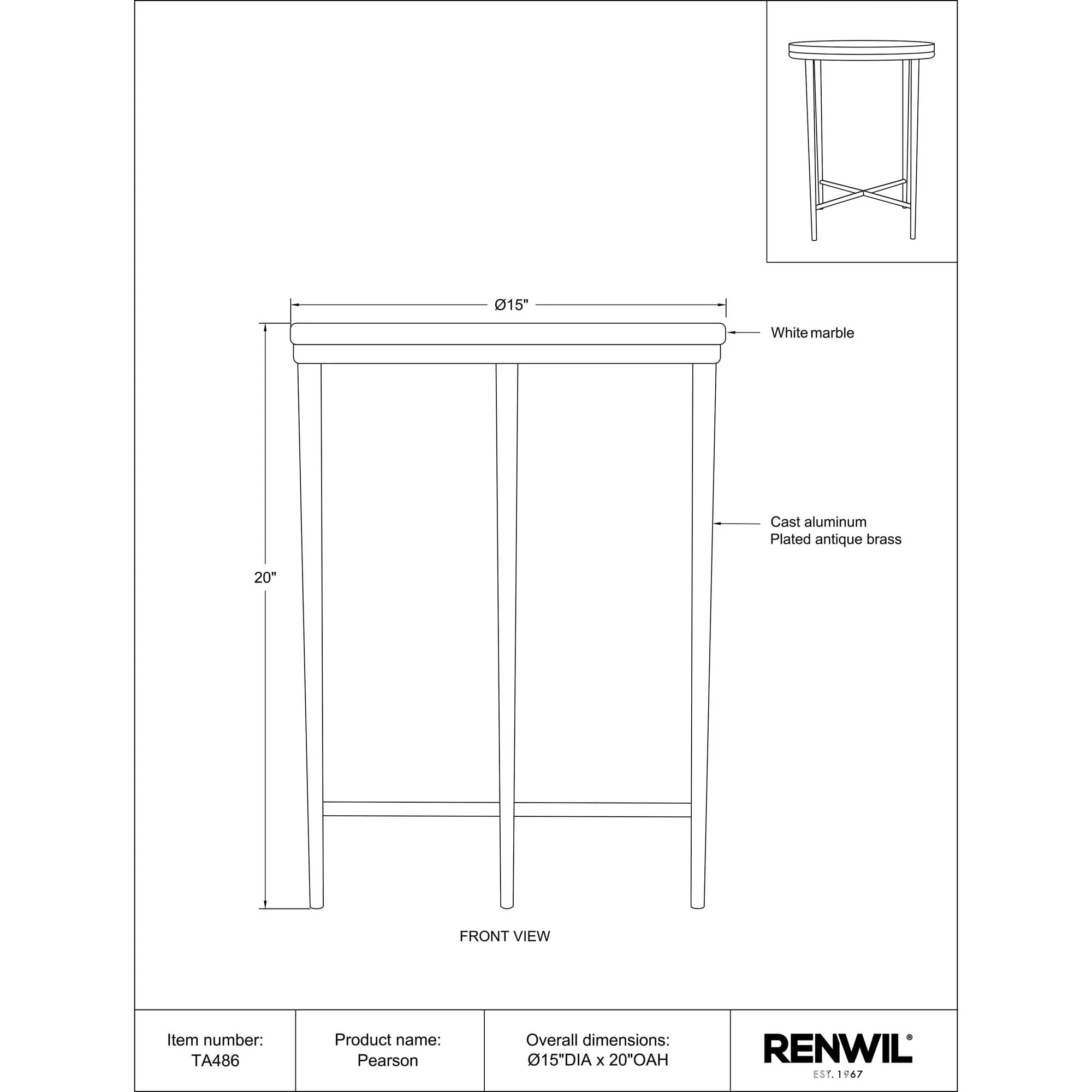 Pearson Side & End Table