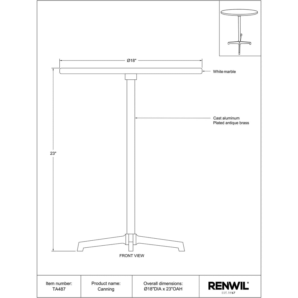Canning Side & End Table