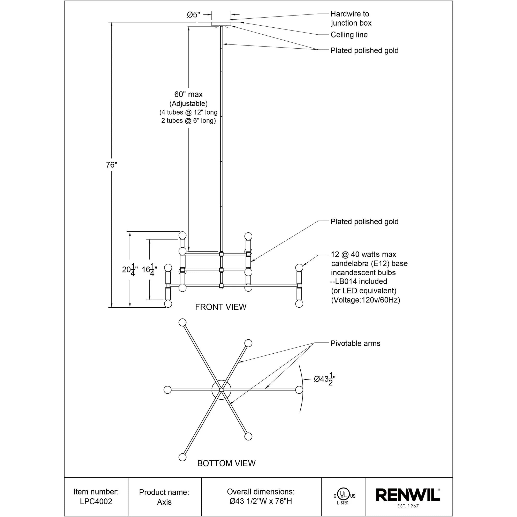 Axis Pendant Lamp