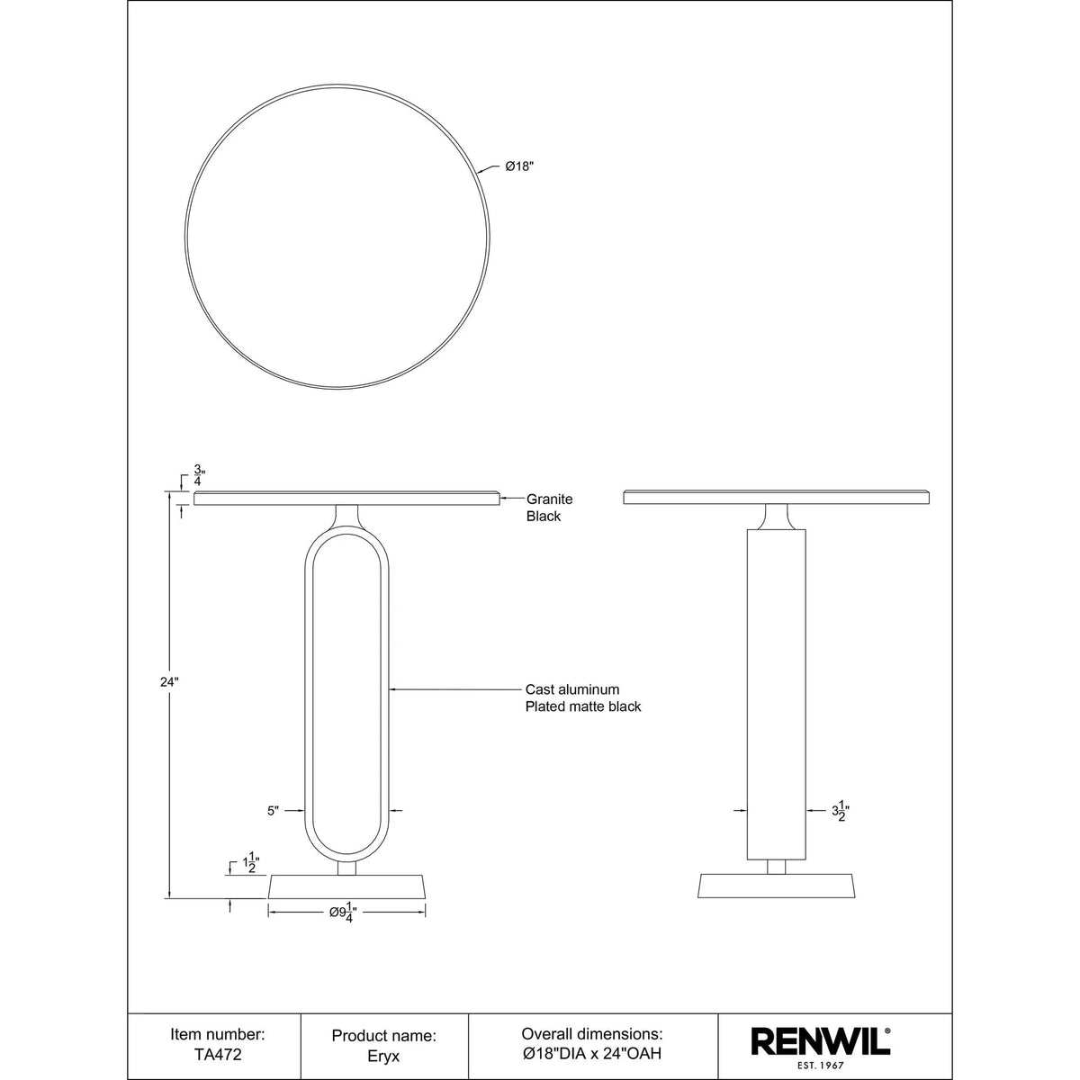 Eryx Side & End Table