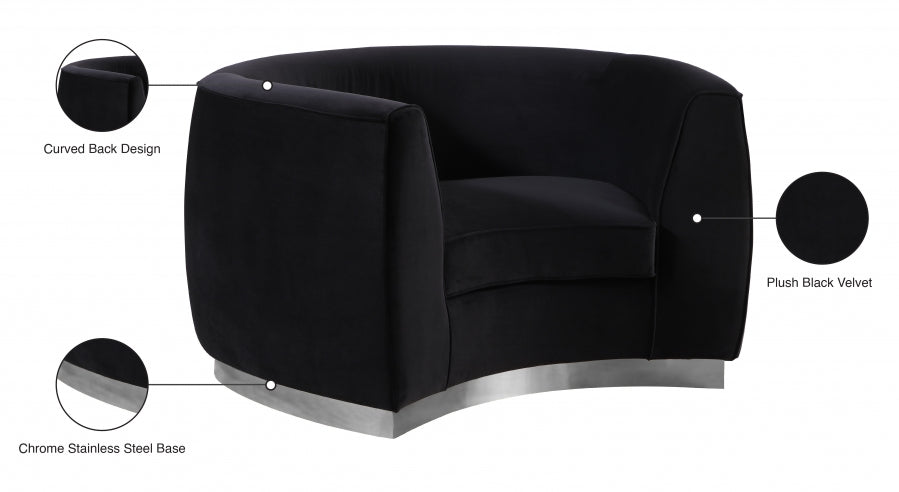 Julian Velvet Upholstered Chair
