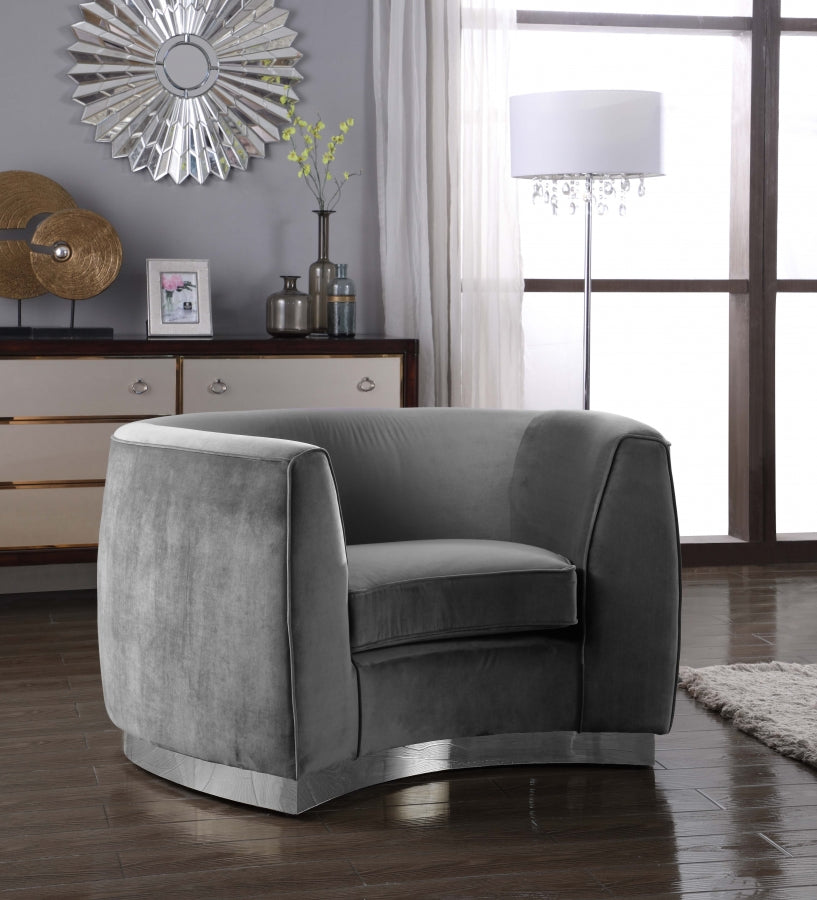 Julian Velvet Upholstered Chair