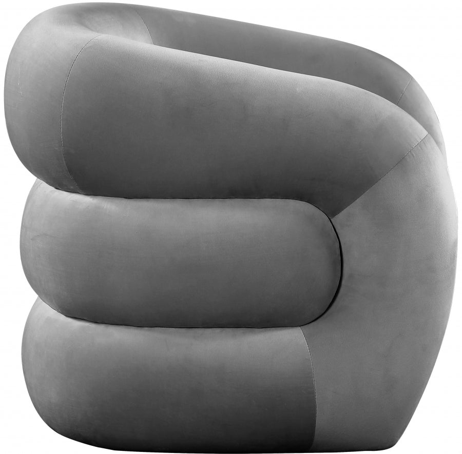 Roxbury Velvet Upholstered Accent Chair
