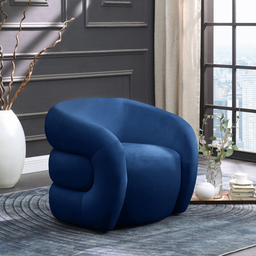 Roxbury Velvet Upholstered Accent Chair