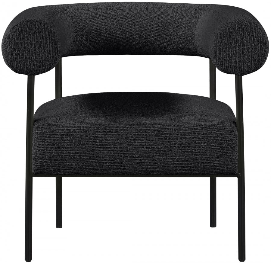Blake Boucle Fabric Upholstered Accent Chair
