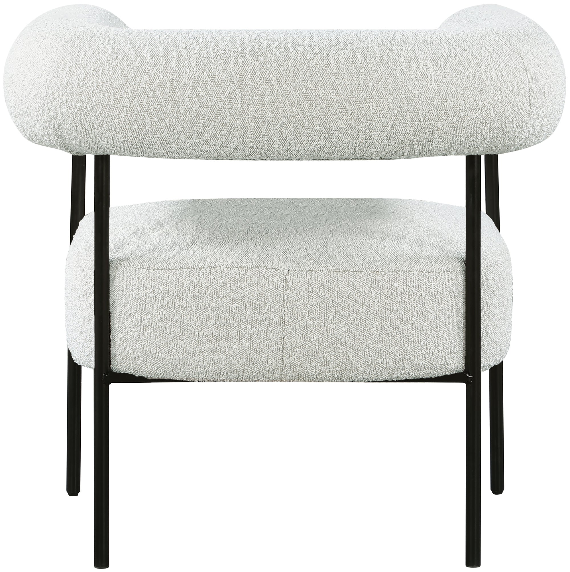 Blake Boucle Fabric Upholstered Accent Chair