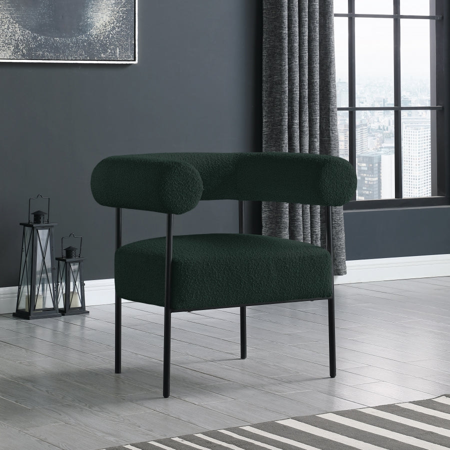 Blake Boucle Fabric Upholstered Accent Chair