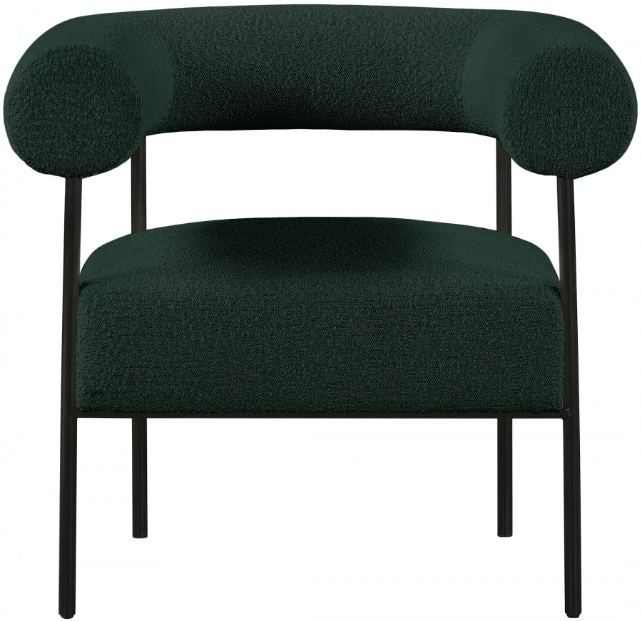Blake Boucle Fabric Upholstered Accent Chair