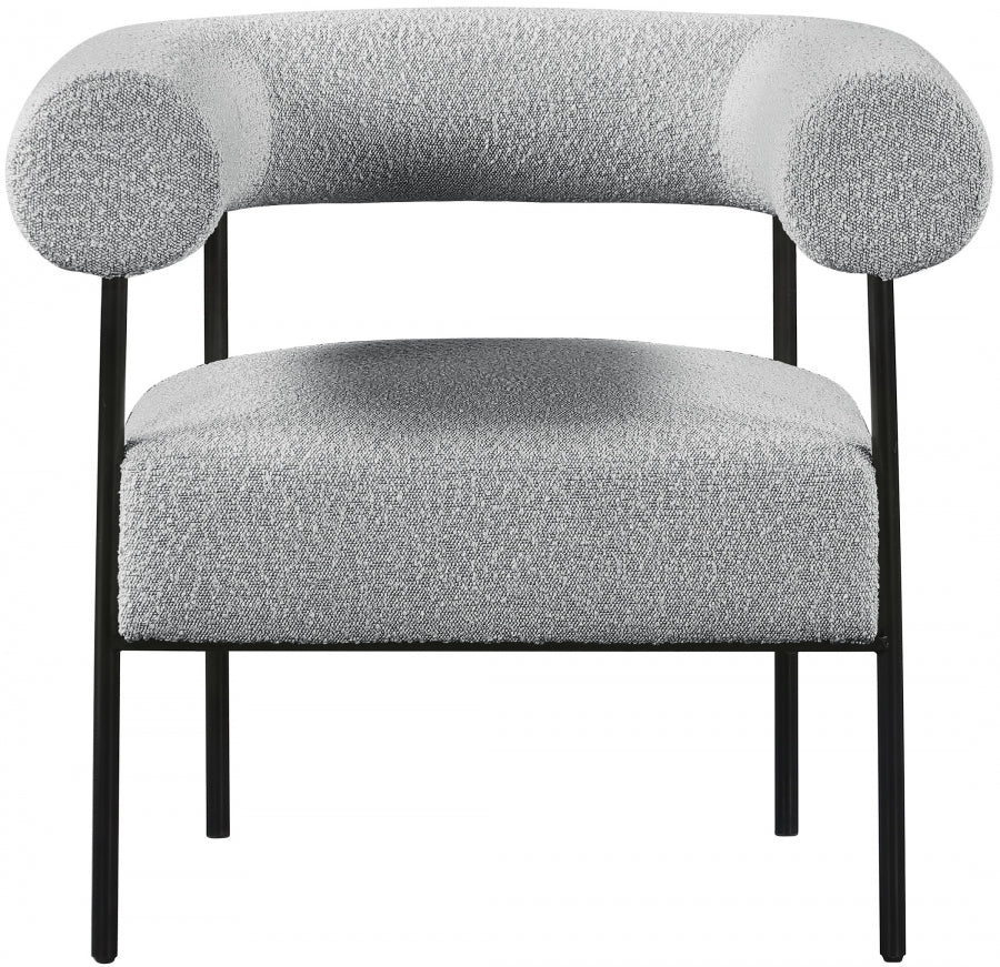 Blake Boucle Fabric Upholstered Accent Chair