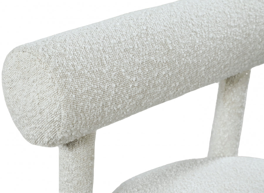 Parlor Boucle Fabric Upholstered Accent Chair