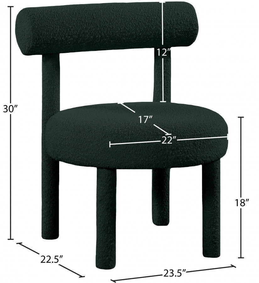 Parlor Boucle Fabric Upholstered Accent Chair
