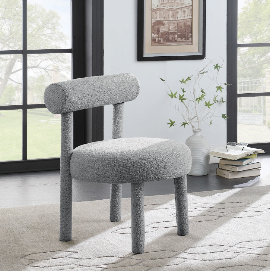 Parlor Boucle Fabric Upholstered Accent Chair