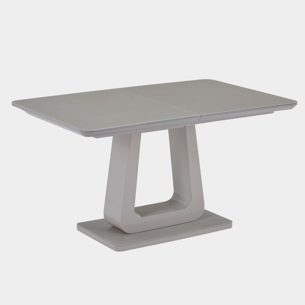 Corvus Dining Table w/Extension in Warm Grey