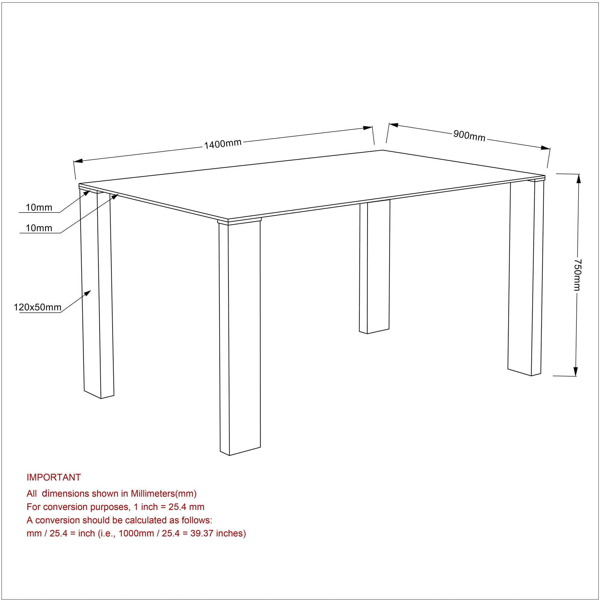 Frankfurt Rectangular Dining Table in Stainless Steel