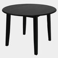 Conrad Round Dining Table in Black