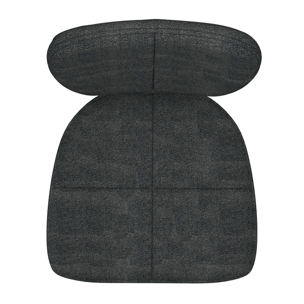 Zeke Dining Chair, set of 2, in Charcoal and Black