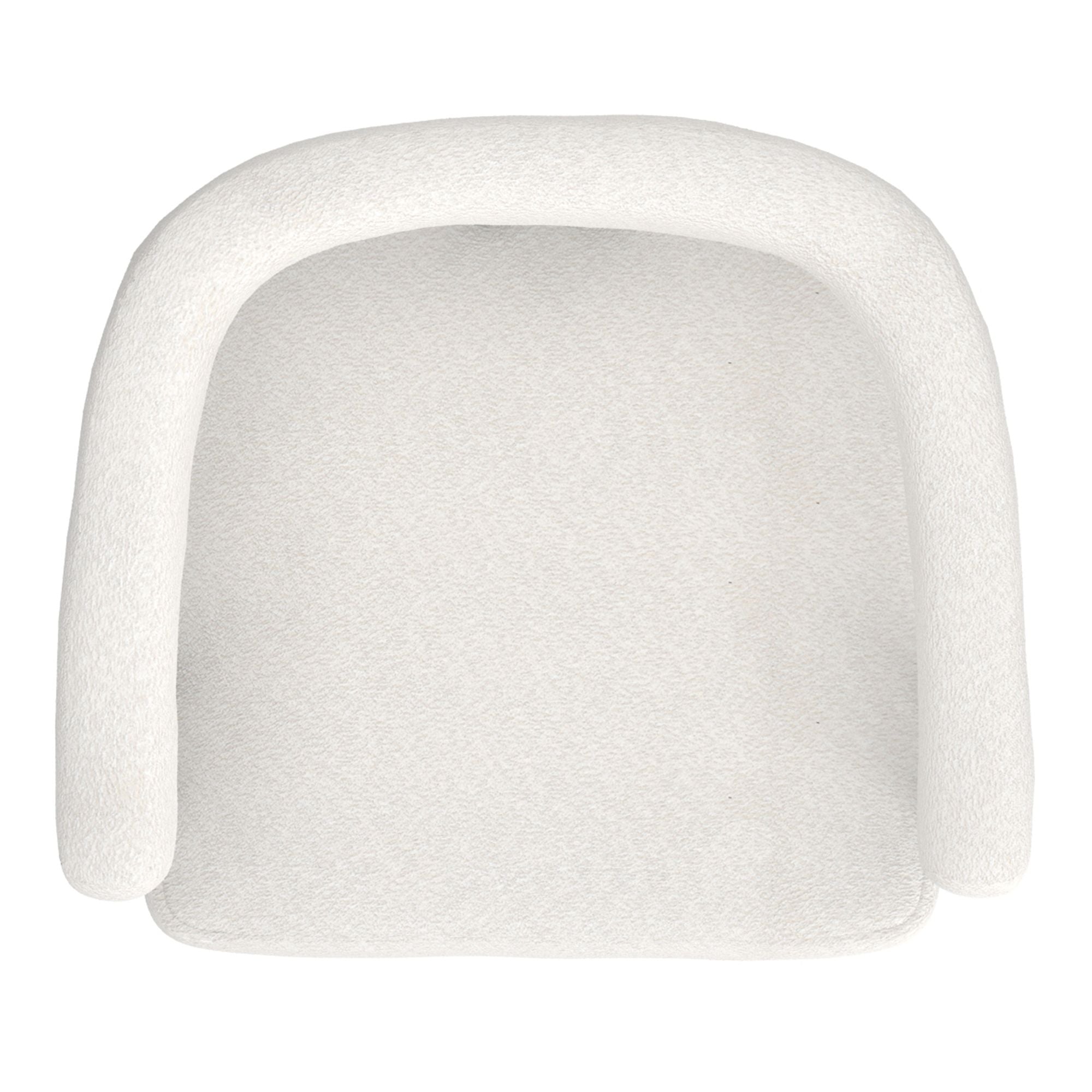 Scarlet Dining Chair, set of 2, in Ivory Boucle and Black