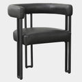 Scarlet Dining Chair, set of 2, in Black PU
