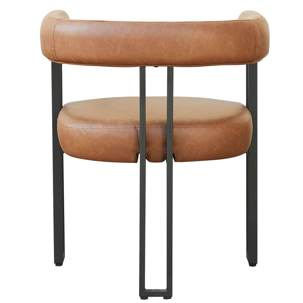 Scarlet Dining Chair, set of 2, in Saddle PU