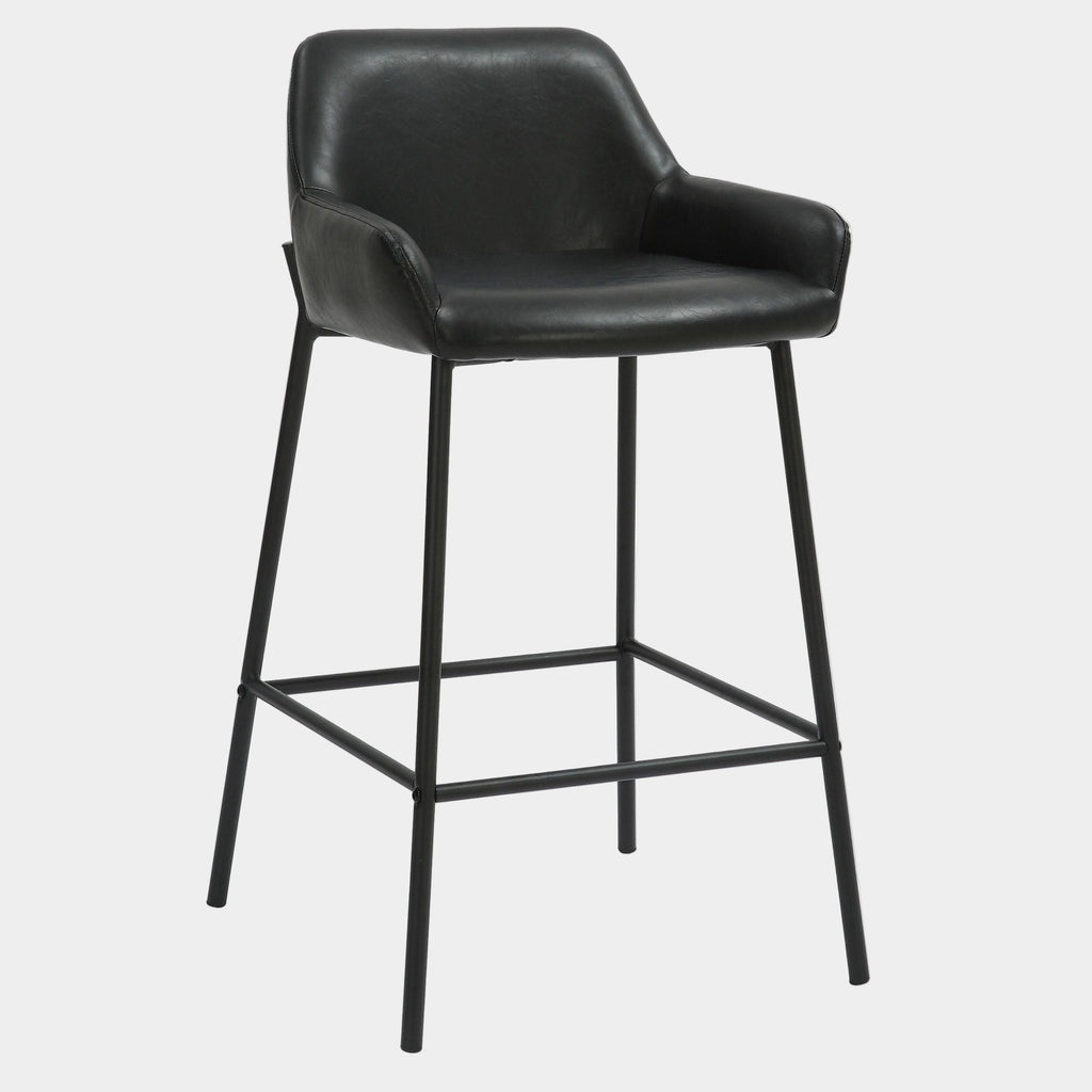 Baily 26" Counter Stool, set of 2, in Black