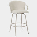 Kalani 26" Counter Stool w/Swivel, Set of 2 in Beige