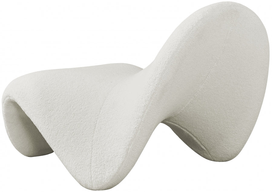 Theodore Faux Sherling Upholstered Accent Chair