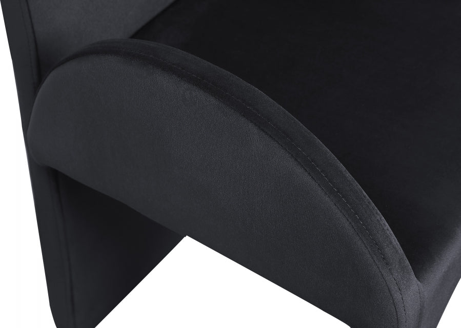 Summer Velvet Upholstered Dining Arm Chair