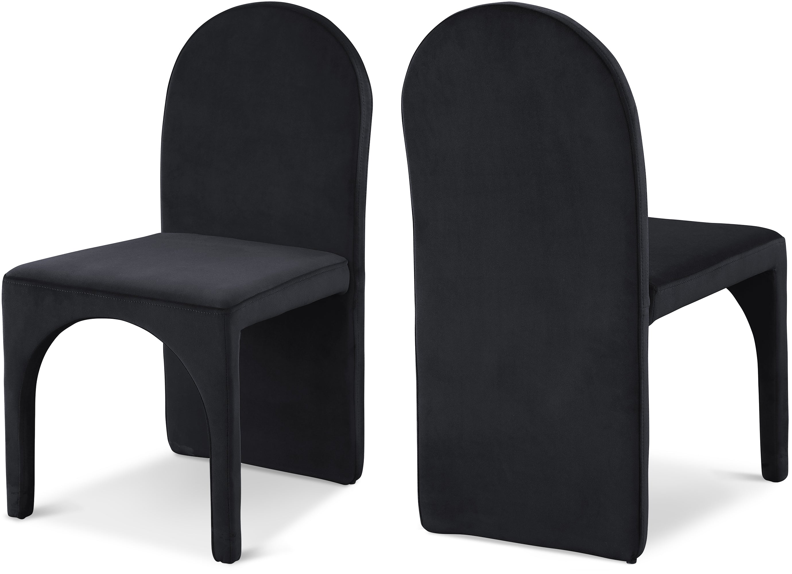 Summer Velvet Upholstered Dining Side Chair