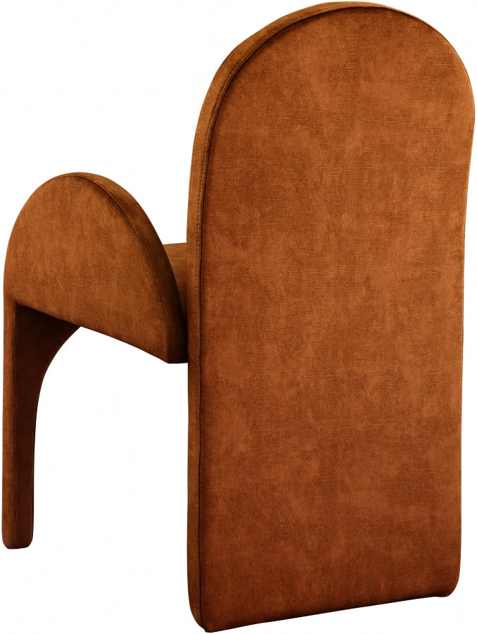 Summer Velvet Upholstered Dining Arm Chair
