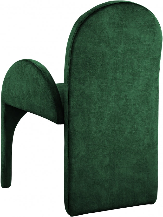 Summer Velvet Upholstered Dining Arm Chair