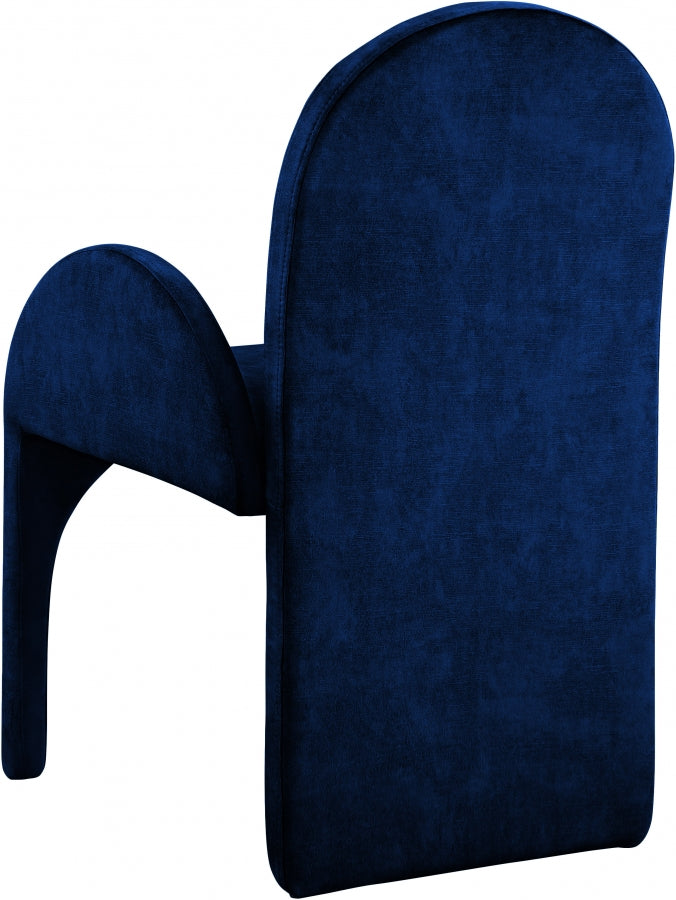 Summer Velvet Upholstered Dining Arm Chair