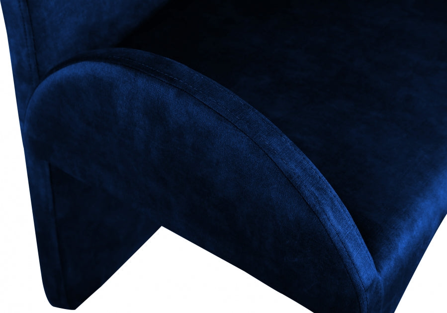 Summer Velvet Upholstered Dining Arm Chair