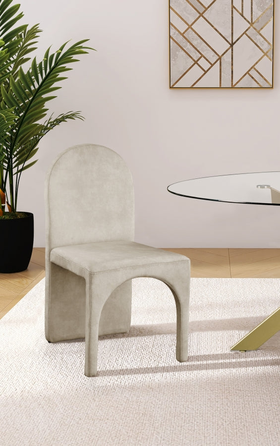 Summer Velvet Upholstered Dining Side Chair