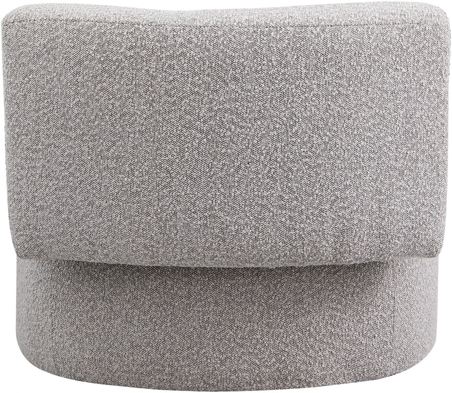 Como Boucle Fabric Upholstered Accent Chair